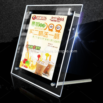 Advertising Crystal Frame Slim LED Light Box